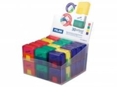 Milan SCHOOL Koruma Kılıflı Kare Silgi 30'lu Set
