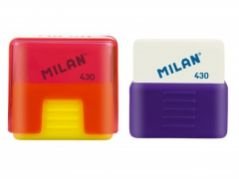 Milan SCHOOL Koruma Kılıflı Kare Silgi 30'lu Set