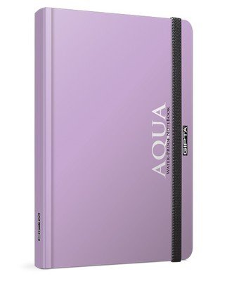 Aqua Pastel Sert Kapak 13x21 96yp.Çizgili