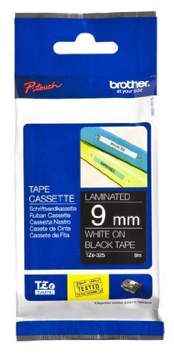 Brother TZ-Tape 9 mm Siyah Üzerine Beyaz Etiket 9TZE325