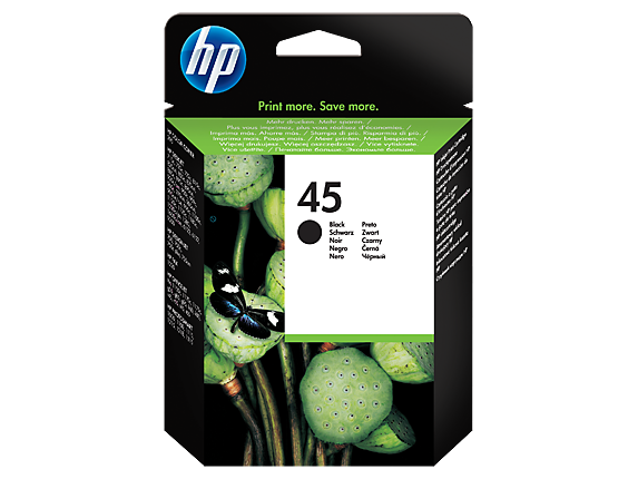 HP 45 Büyük Siyah Orijinal Mürekkep Kartuşu (51645AE)