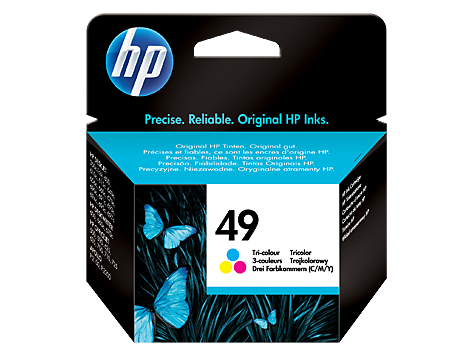 HP 49 Büyük Üç Renkli Orijinal Mürekkep Kartuşu (51649AE)