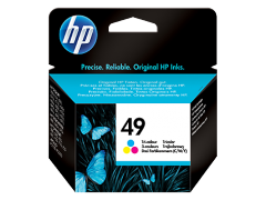 HP 49 Büyük Üç Renkli Orijinal Mürekkep Kartuşu (51649AE)