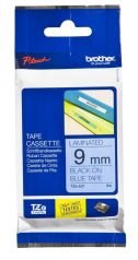 Brother TZ-Tape 9 mm Mavi Üzerine Siyah Etiket 9TZE521