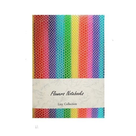 Lizy Rainbow Suni Deri 14X20 168 Yaprak Çizgili Defter