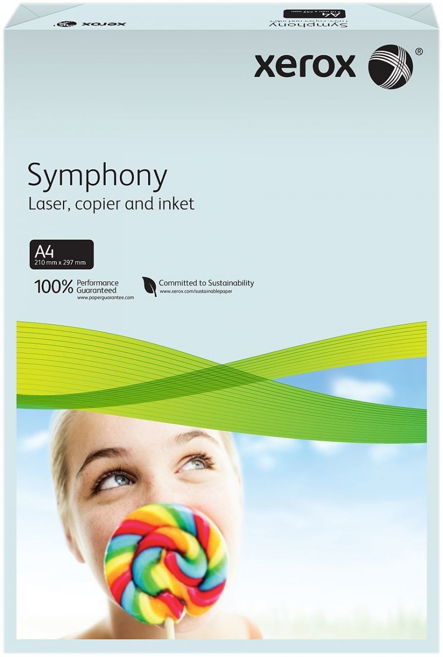 Xerox Symphony A4 80gr Renkli Fotokopi Kağıdı A.Mavi 003R93967
