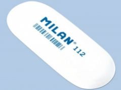 Milan Oval Silgi - 3 Renk 12'li Büyük Boy