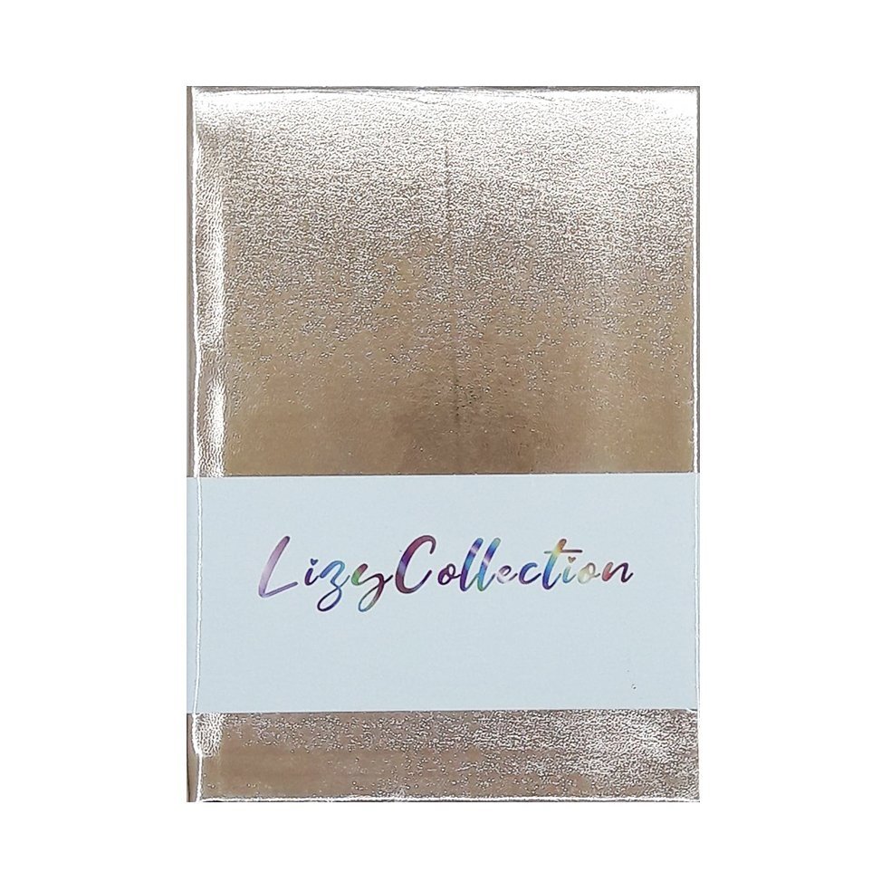 Lizy Ayna Kapak Defter 14X20 168 Yaprak Çizgili Bronz