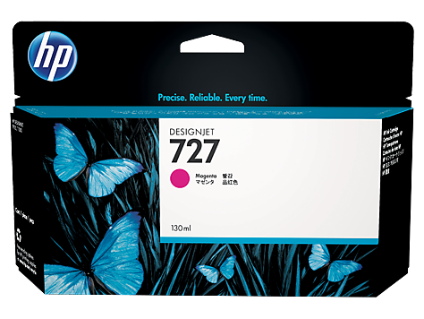 HP 727 130 ml Macenta DesignJet Mürekkep Kartuşu (B3P20A)