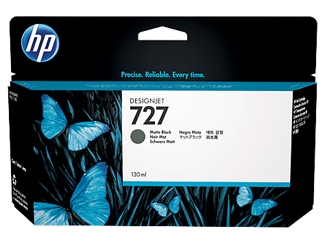 HP 727 130 ml Mat Siyah DesignJet Mürekkep Kartuşu (B3P22A)
