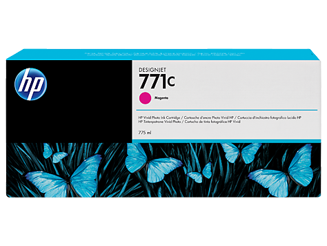 HP 771C 775 ml Macenta DesignJet Mürekkep Kartuşu (B6Y09A)