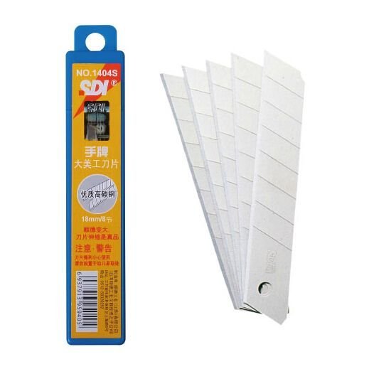 SDI 1404/10 Geniş Maket Bıçağı Yedeği 10'lu Paket