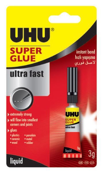 Uhu Super Glue 3 Gr - Sıvı Japon Yapıştırıcı Jumbo Paket