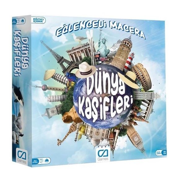Dünya Kaşifleri Eğlenceli Macera Kutu Oyunu