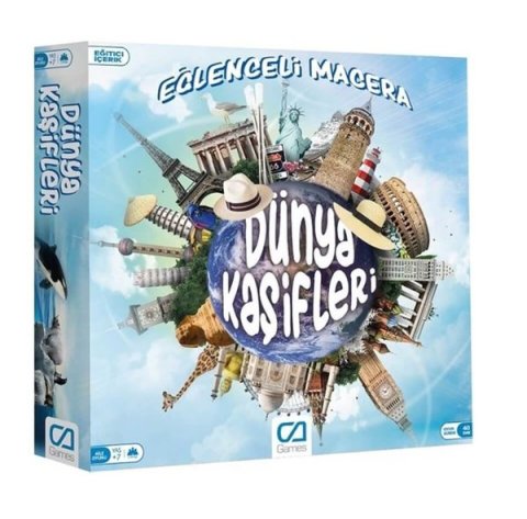 Dünya Kaşifleri Eğlenceli Macera Kutu Oyunu