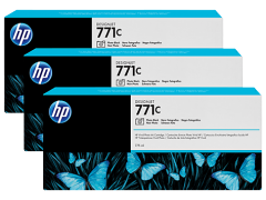 HP 771C 3-pack 775-ml Photo Black DesignJet Ink Cartridges (B6Y37A)