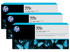 HP 771C 3-pack 775-ml Light Gray DesignJet Ink Cartridges (B6Y38A)