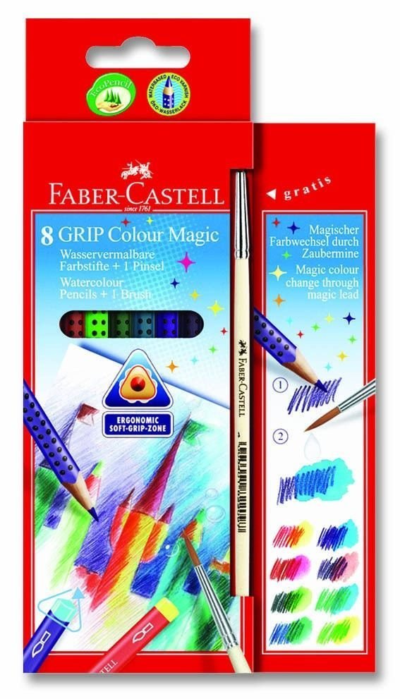 Faber-Castell Grip Sihirli Boya Kalemi 8 Renk