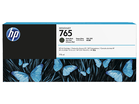 HP 765 775-ml Matte Black Designjet Ink Cartridge (F9J55A)