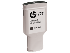 HP 727 300-ml Matte Black DesignJet Ink Cartridge (C1Q12A)