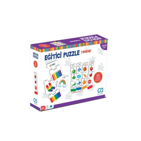 Eğitici Puzzle Renkler - 60 Parça