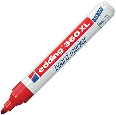 Edding 360XL Beyaz Tahta Kalemi Kırmızı