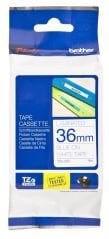 Brother TZ-Tape 36 mm Beyaz Üzerine Mavi Etiket 36TZE263