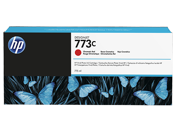 HP 773C 775-ml Chromatic Red DesignJet Ink Cartridge (C1Q38A)
