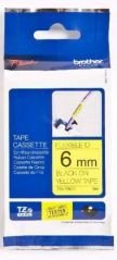 Brother TZ-Tape 6 mm Sarı Üzerine Siyah Esnek Etiket TFX611