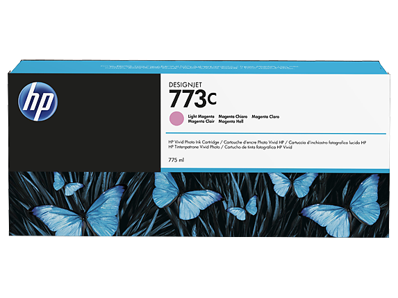 HP 773C 775-ml Light Magenta DesignJet Ink Cartridge (C1Q41A)