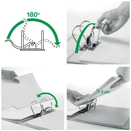 Leitz 1010 Klasör Geniş Açık Kırmızı