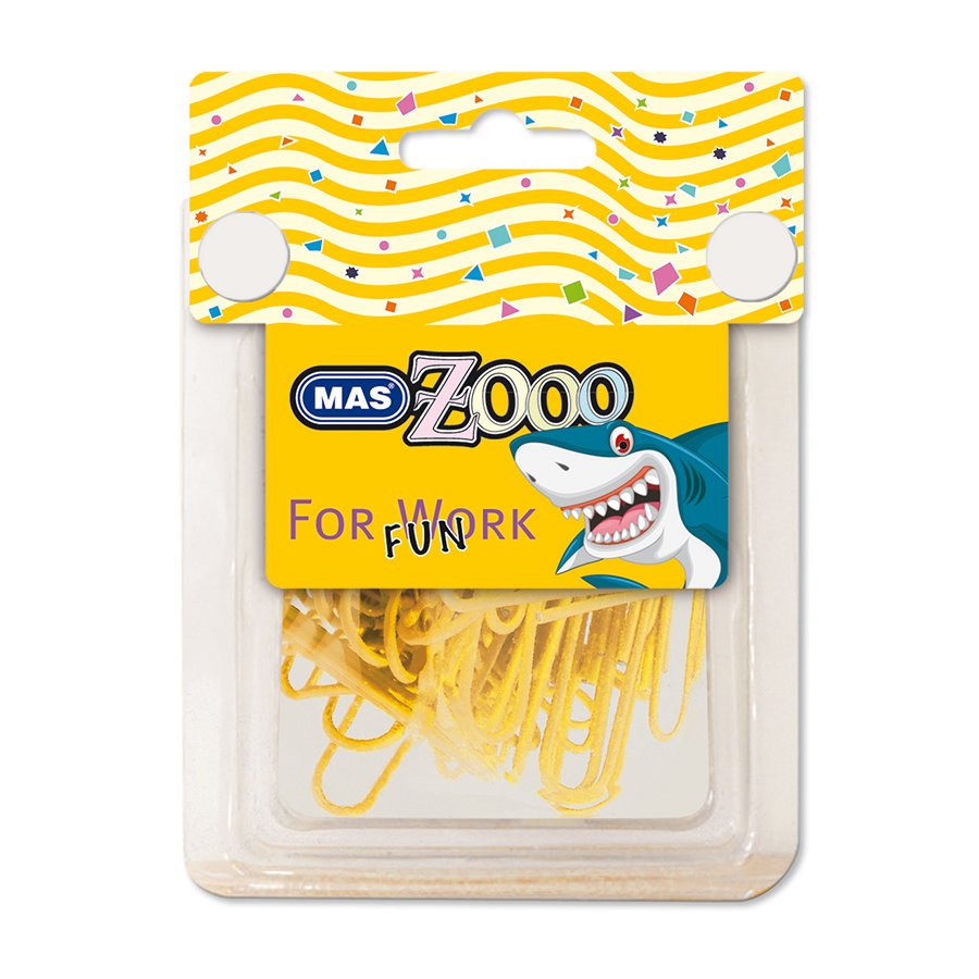 Mas Zoo Plastik Kutuda Sarı Renk Ataş No:3