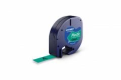 DYMO LetraTag Plastik Şerit (12 mm X 4 mt) Yeşil (59425) S0721640