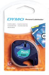 DYMO LetraTag Plastik Şerit (12 mm X 4 mt) Yeşil (59425) S0721640