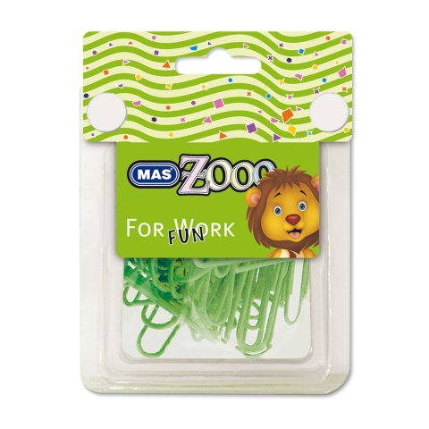 Mas Zoo Plastik Kutuda Yeşil Renk Ataş No:3