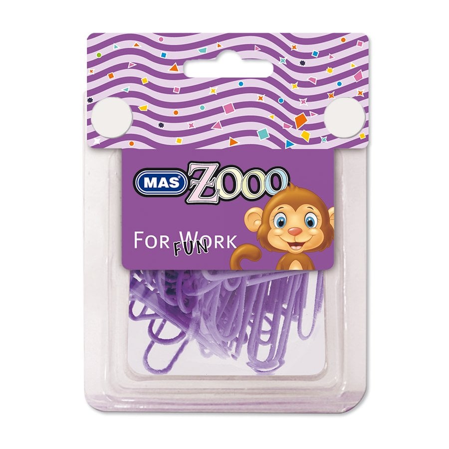 Mas Zoo Plastik Kutuda Mor Renk Ataş No:3