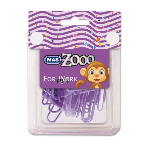 Mas Zoo Plastik Kutuda Mor Renk Ataş No:3