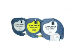 DYMO LetraTag 3lü Şerit (Kağıt+Sarı Plastik+Gri Metalik ) (59431) S0721790