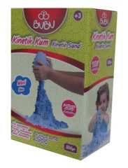 Bu-Bu Kinetik Kum 1000gr Kutulu Mavi