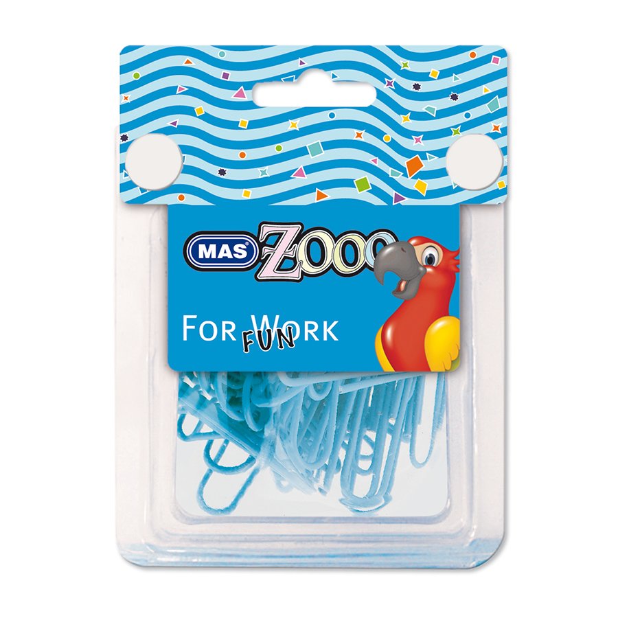 Mas Zoo Plastik Kutuda Mavi Renk Ataş No:3