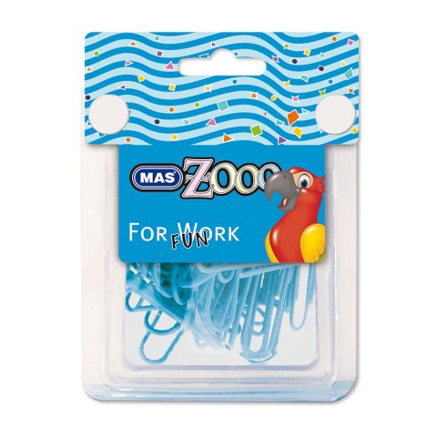 Mas Zoo Plastik Kutuda Mavi Renk Ataş No:3