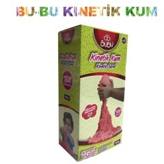 Bu-Bu Kinetik Kum 1000gr Kutulu Pembe