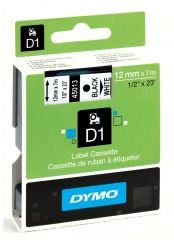 DYMO D1 Yedek Şerit 9 mm x 7 mt Beyaz/ Siyah (41913) S0720680