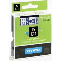 DYMO D1 Yedek Şerit 9 mm x 7 mt Beyaz/ Mavi (40914) S0720690