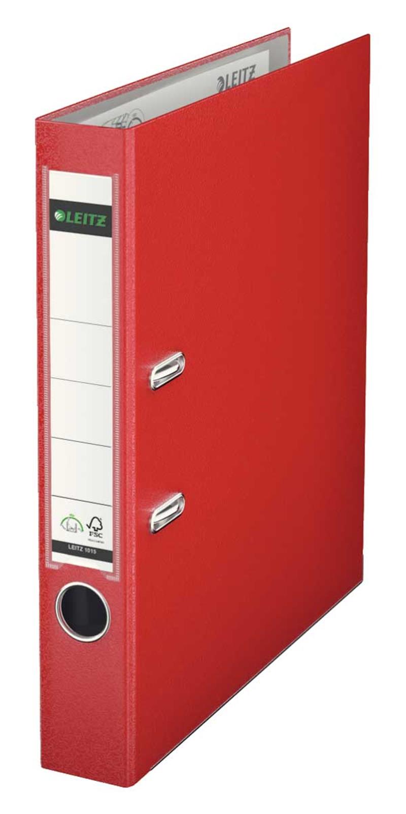Leitz 1015 Klasör Dar Kırmızı