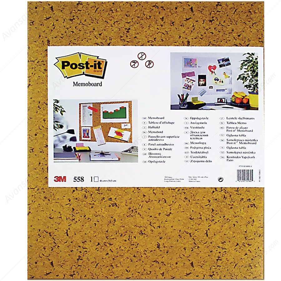 Post-it® Yapışkanlı Pano 558K