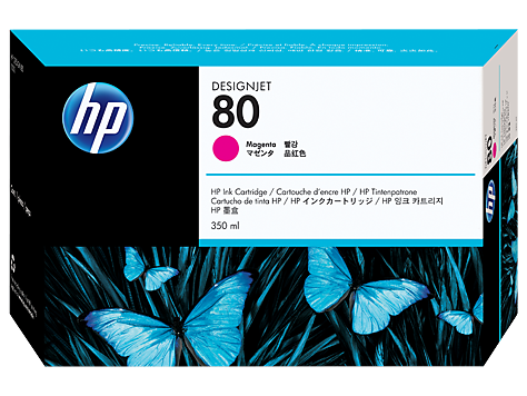 HP 80 350 ml Macenta DesignJet Mürekkep Kartuşu (C4847A)