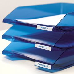 DYMO D1 Yedek Şerit 12 mm x 7 mt Beyaz/ Mavi (45014) S0720540