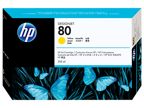 HP 80 350 ml Sarı Mürekkep Kartuşu (C4848A)