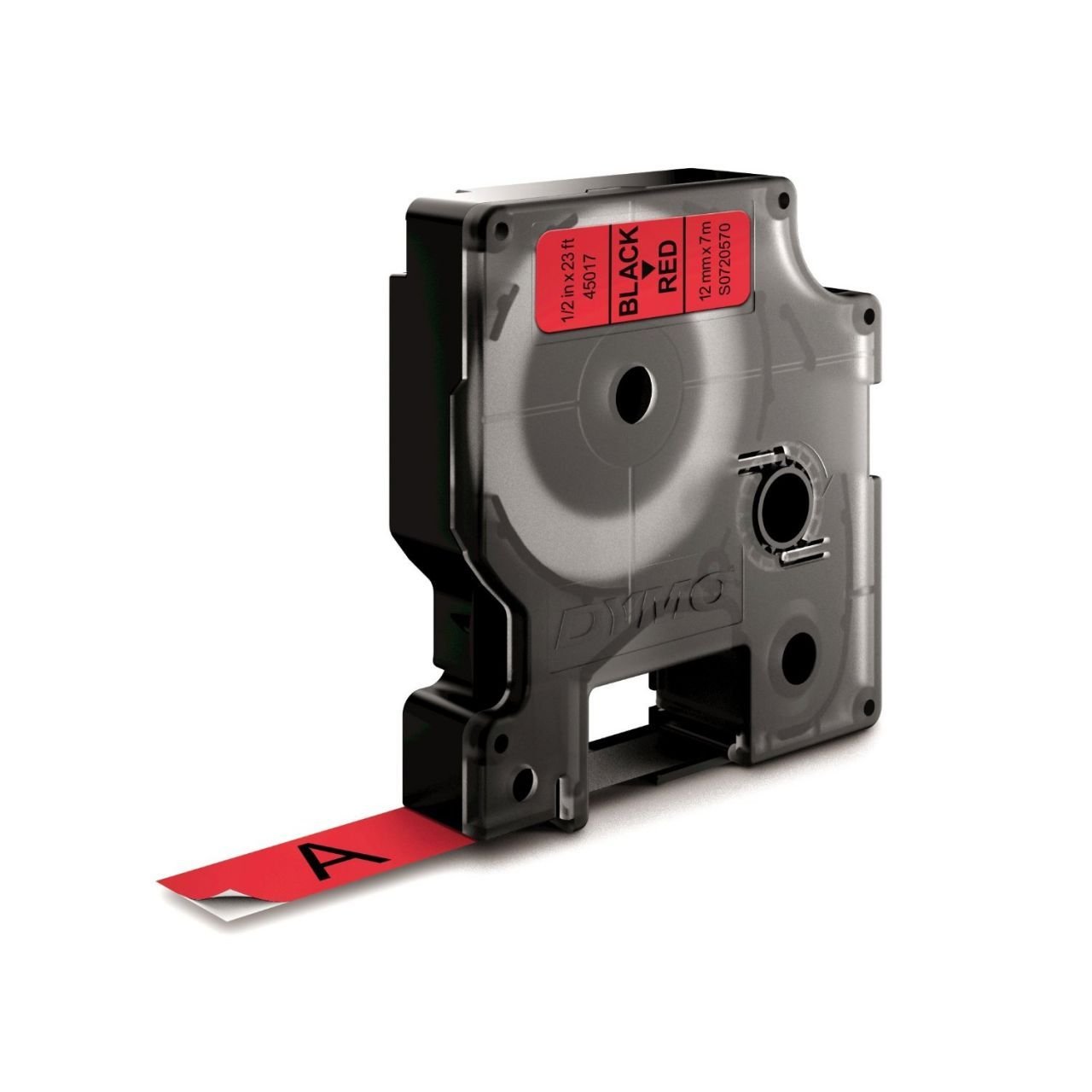 DYMO D1 Yedek Şerit 12 mm x 7 mt Kırmızı/ Siyah (45017) S0720570